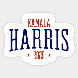 Kamala Harris Presidential race 2020 cool logo with red and blue text Sticker